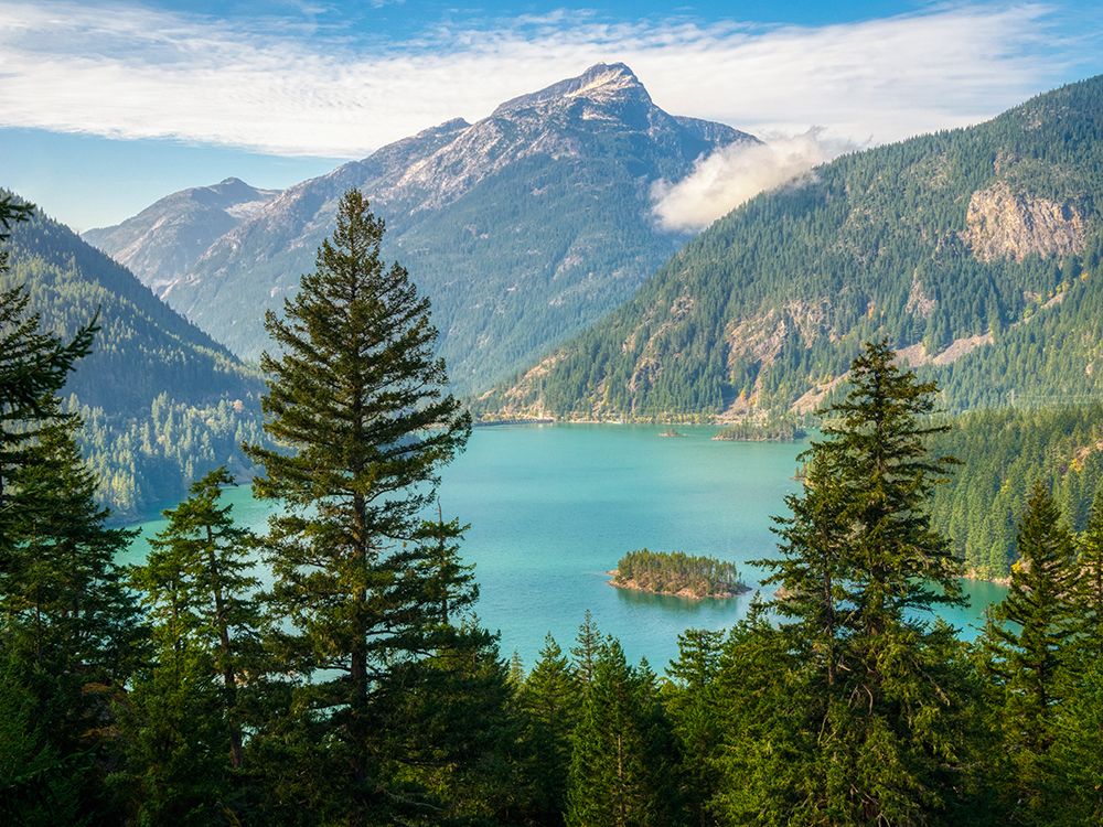 Washington State-Ross Lake National Recreation Area-Diablo Lake art print by Jamie and Judy Wild for $57.95 CAD